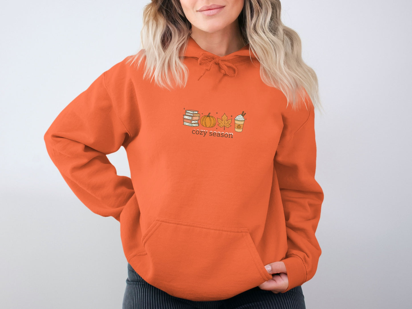 Cozy Season Graphic Hoodie Fall Apparel Product Type