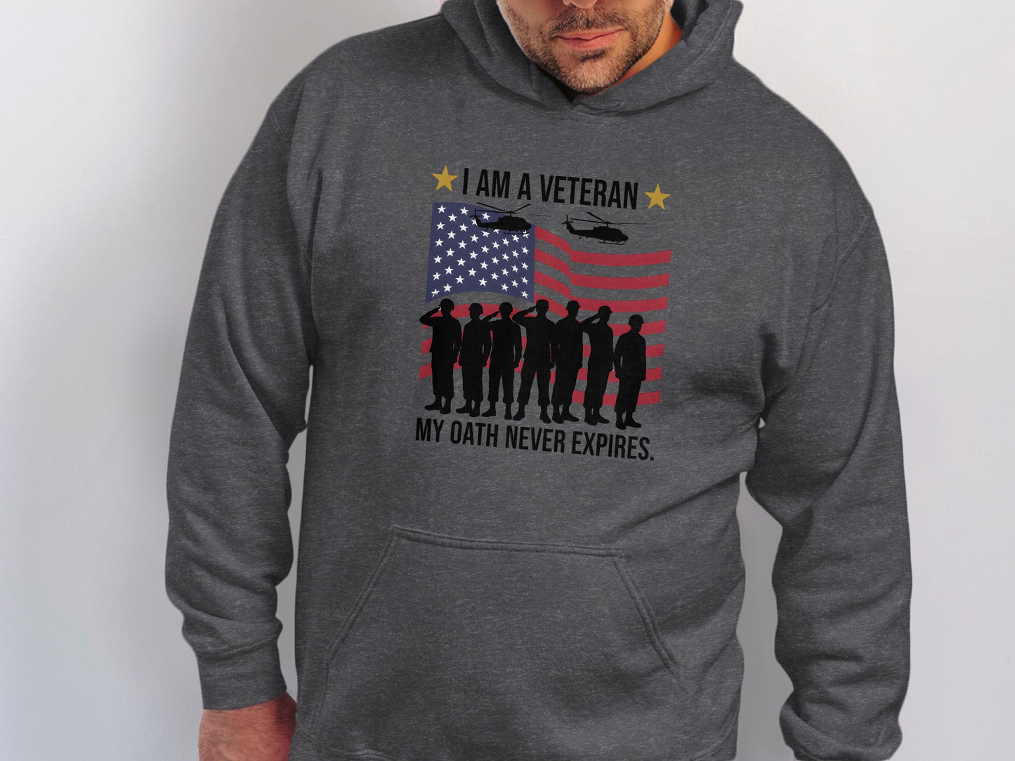 I Am A Veteran My Oath Never Expires Hoodie