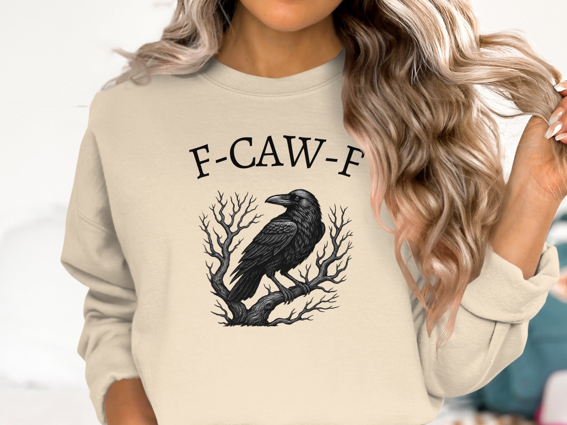 F-CAW-F Crow Graphic Sweatshirt product
