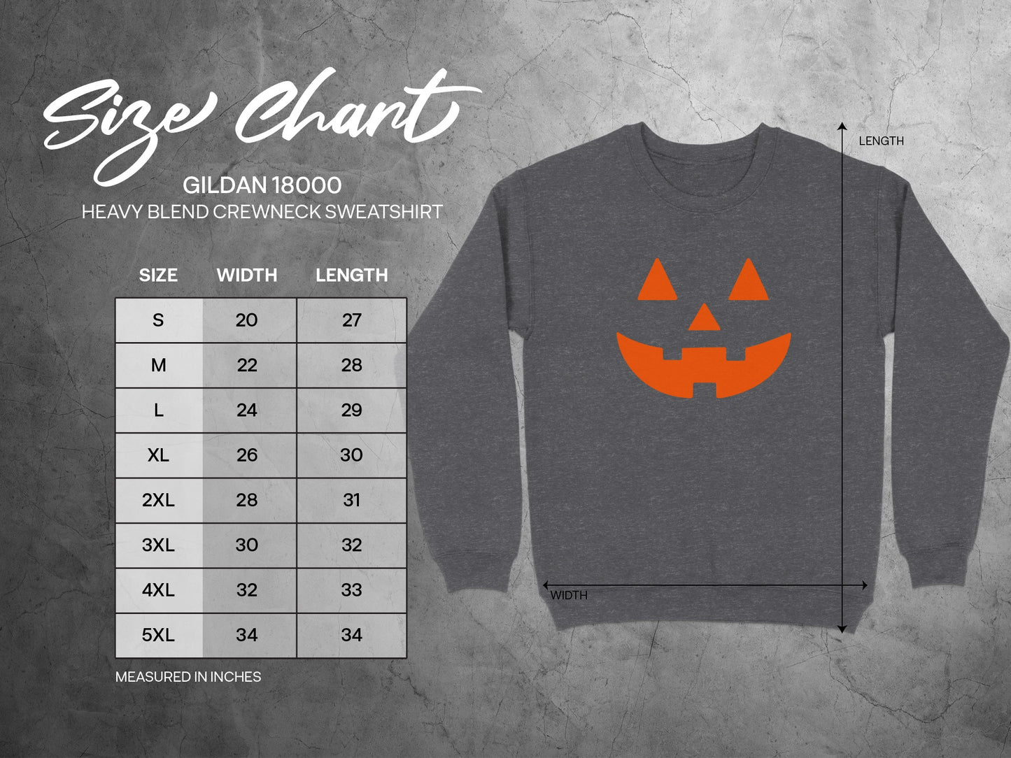 Halloween Pumpkin Face Graphic Sweatshirt product