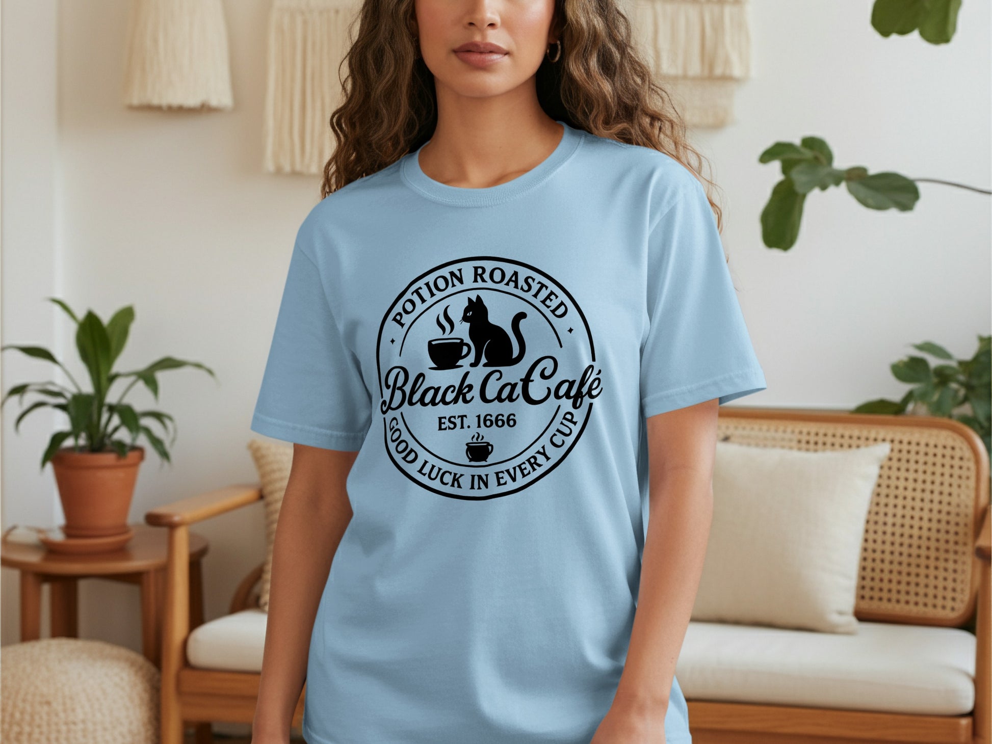 Potion Roasted Black Cat Café Est 1666 T-shirt product type
