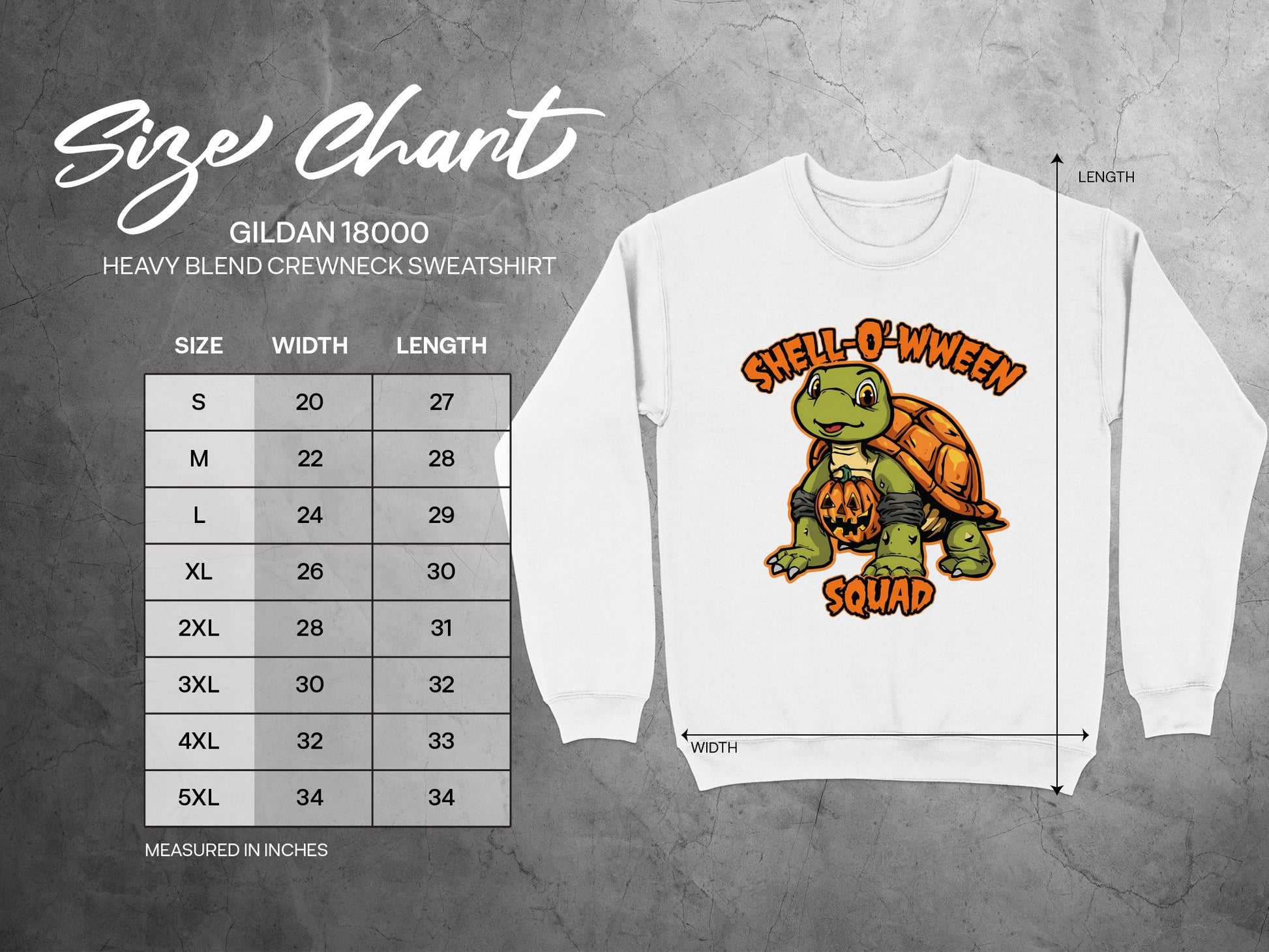 Shell-O-Ween Squad Crewneck Sweatshirt product type