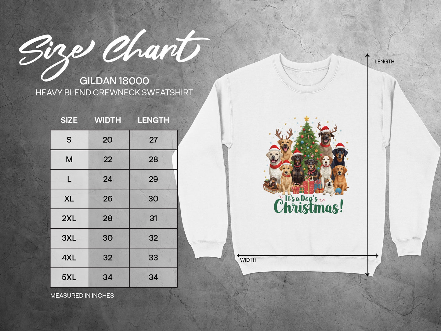 Festive Christmas Dogs Sweatshirt for Holiday Season