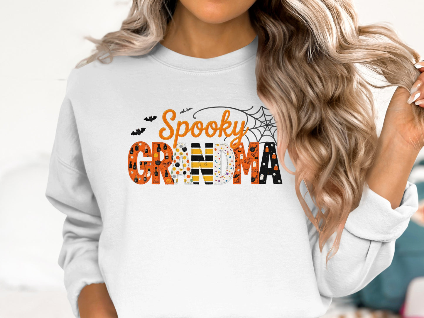 Spooky Grandma Halloween Themed Sweatshirt product