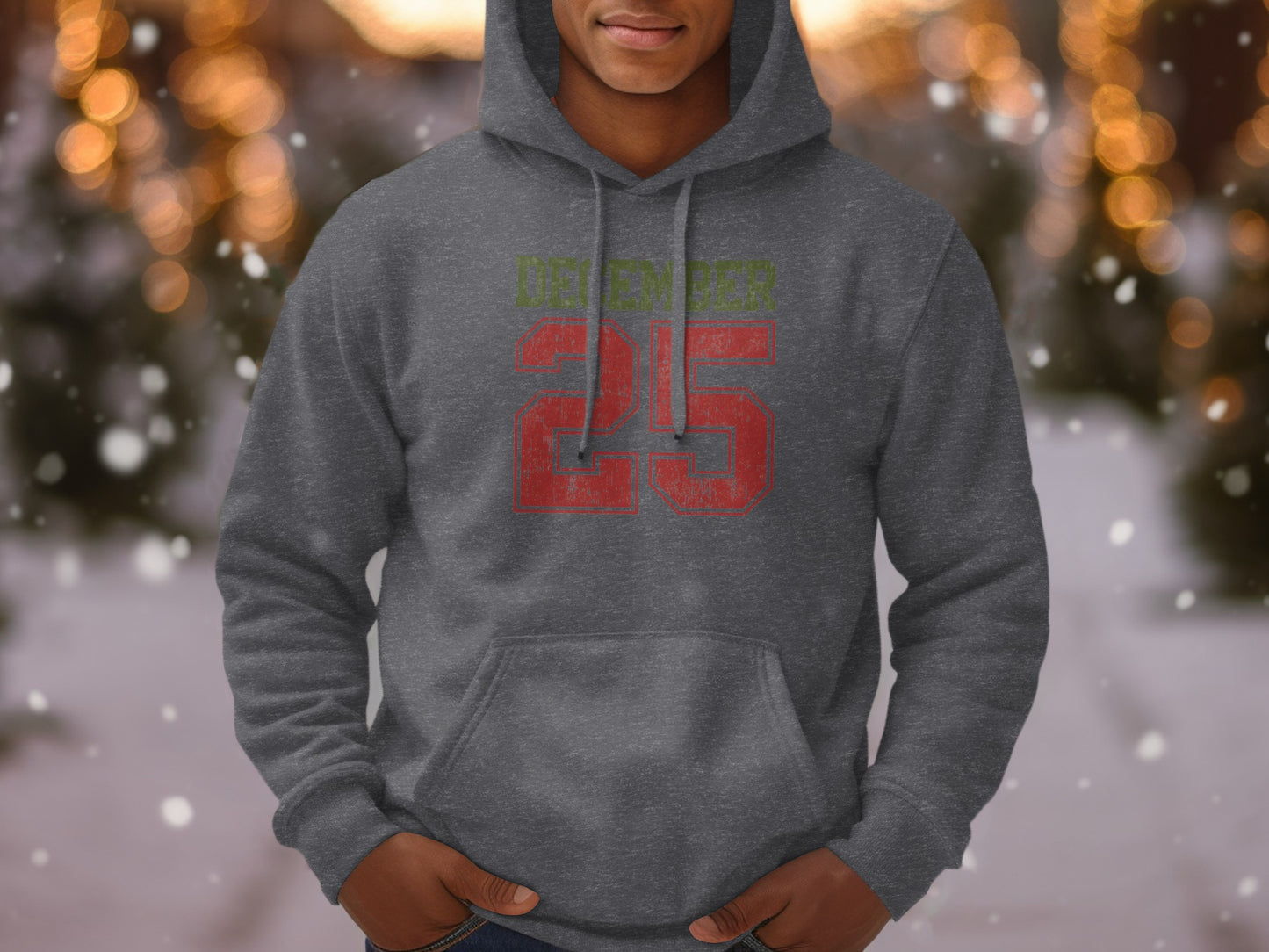 December 25 Graphic Grey Hoodie product
