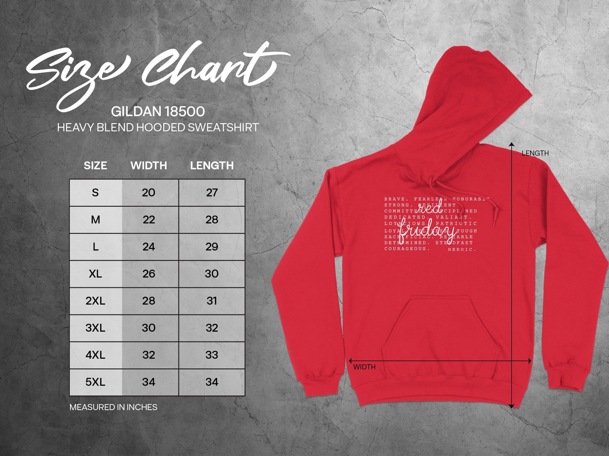 Women's Relaxed Fit Red Graphic Print Hoodie