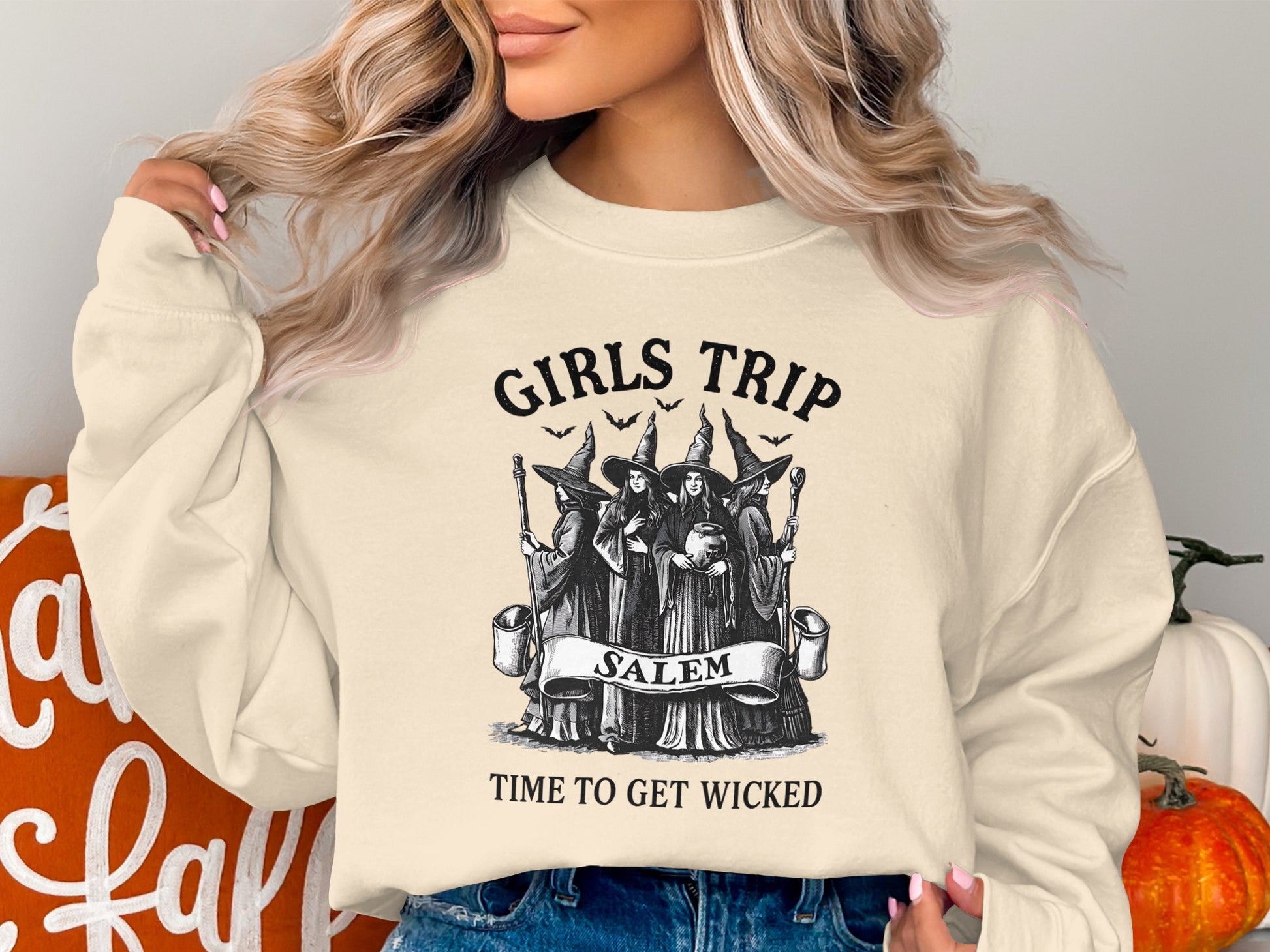 Girls Trip Salem Time to Get Wicked Sweatshirt product type
