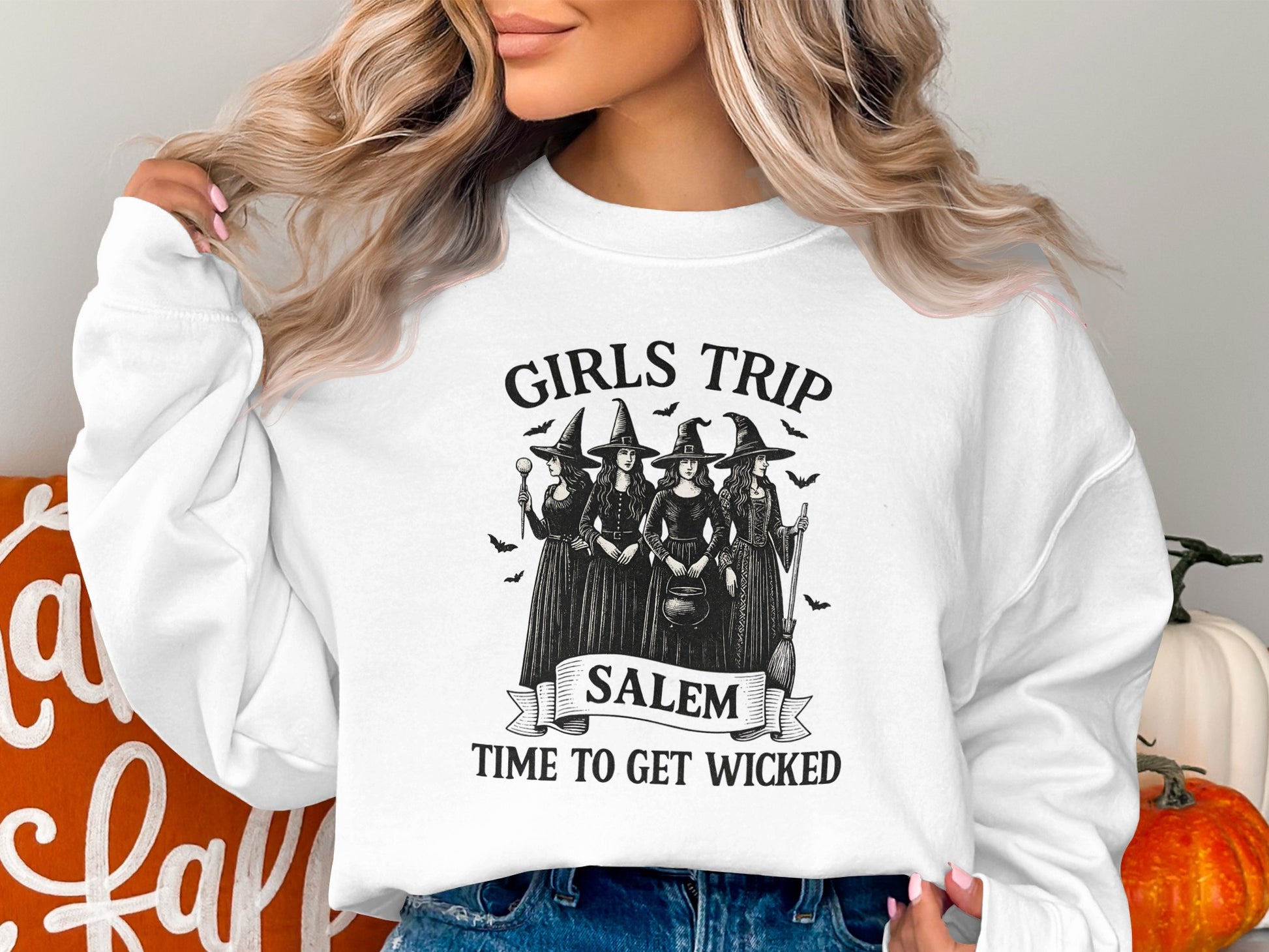 Girls Trip Salem Time to Get Wicked Sweatshirt Product