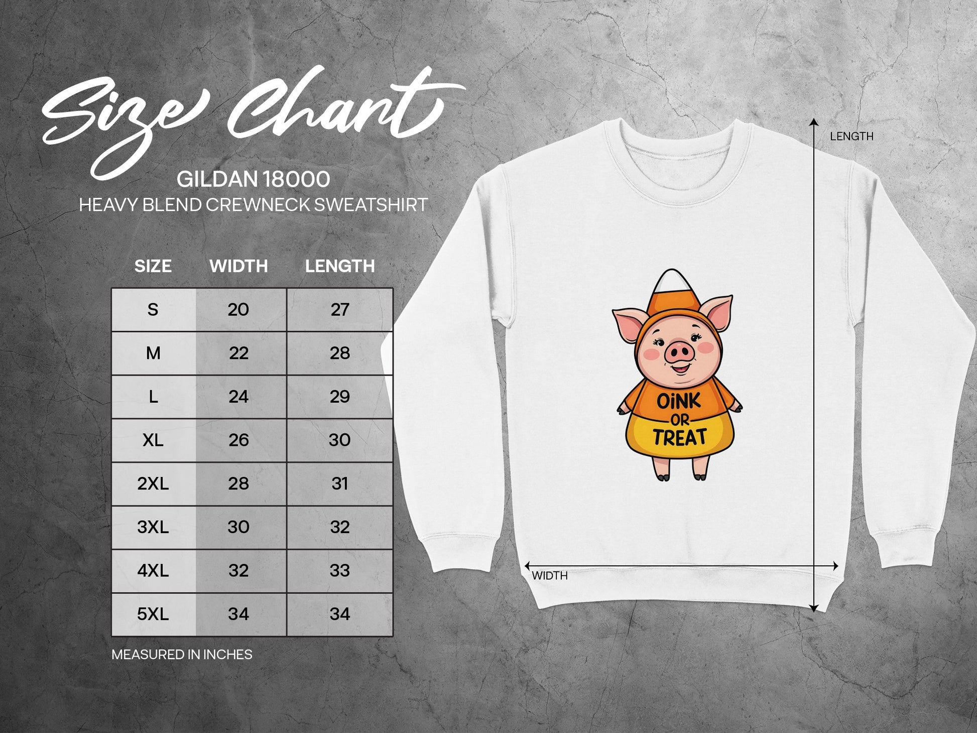 Oink or Treat Pig Illustration Sweatshirt product