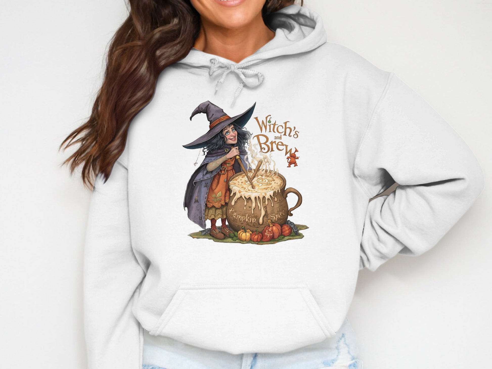 Witch's Brew Pumpkin Latte Graphic Hoodie product