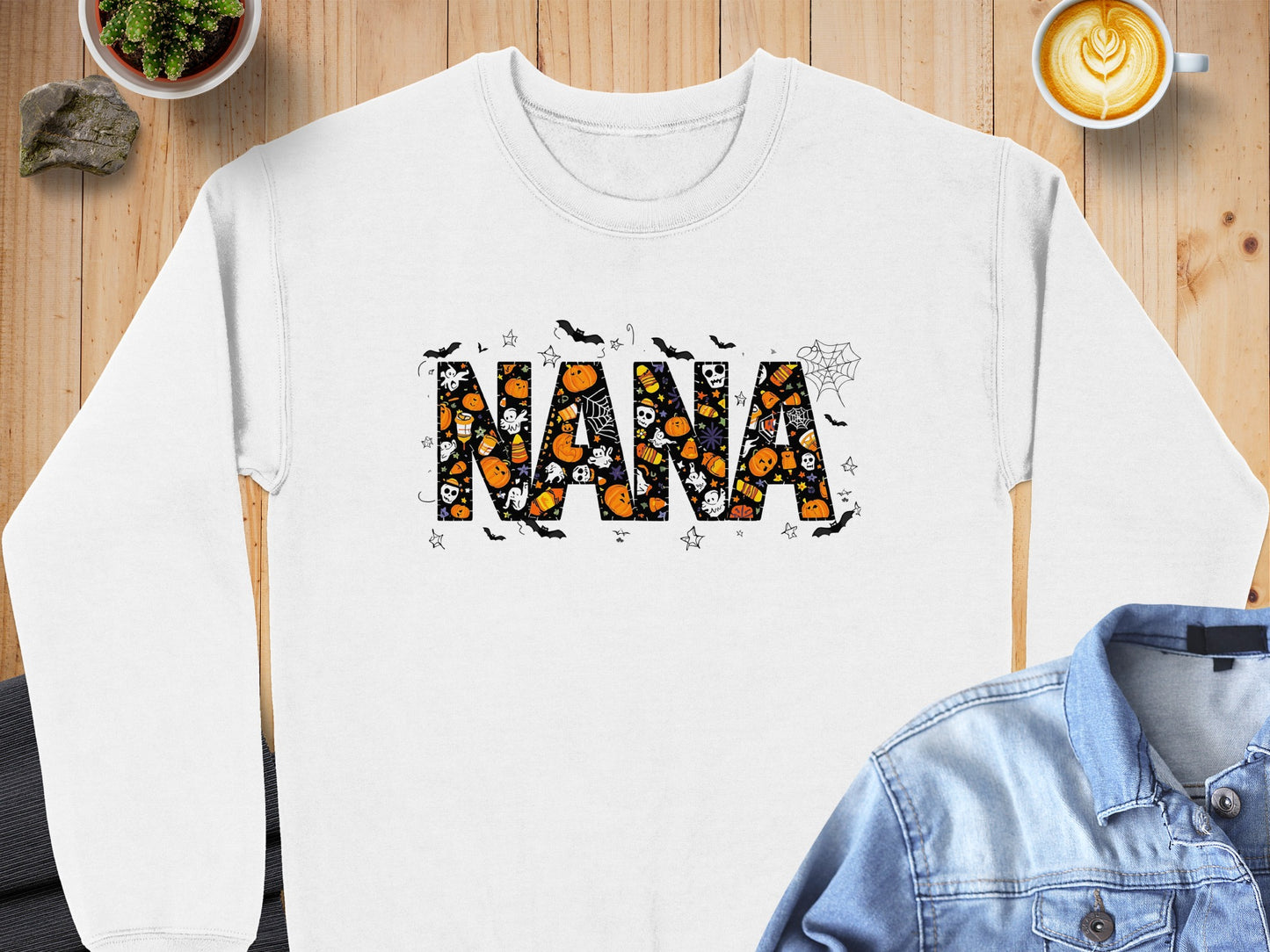 Nana Halloween Theme Long Sleeve Shirt product