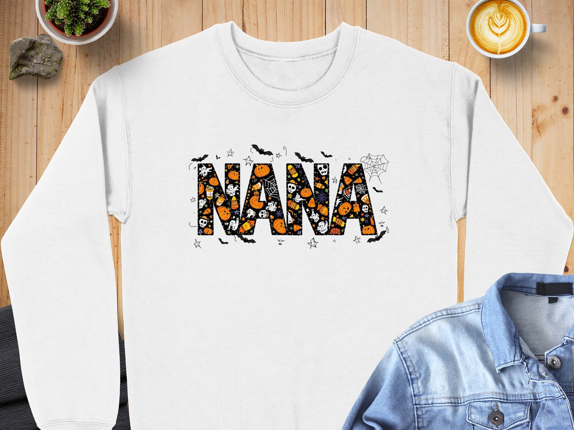 Nana Halloween Theme Long Sleeve Shirt product