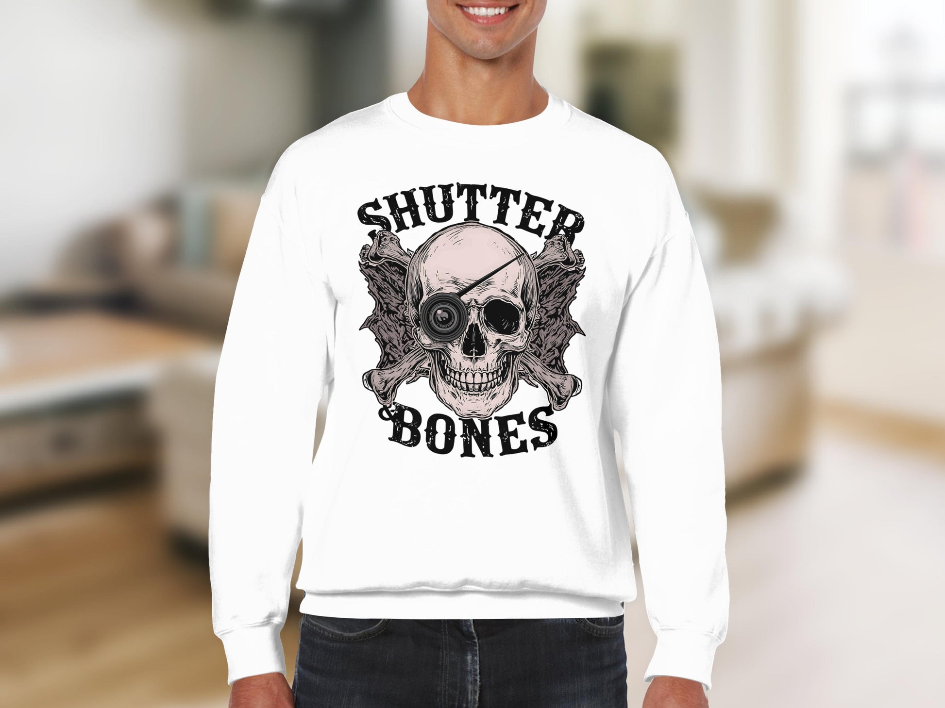 Shutter Bones Unique Graphic Design Sweatshirt product