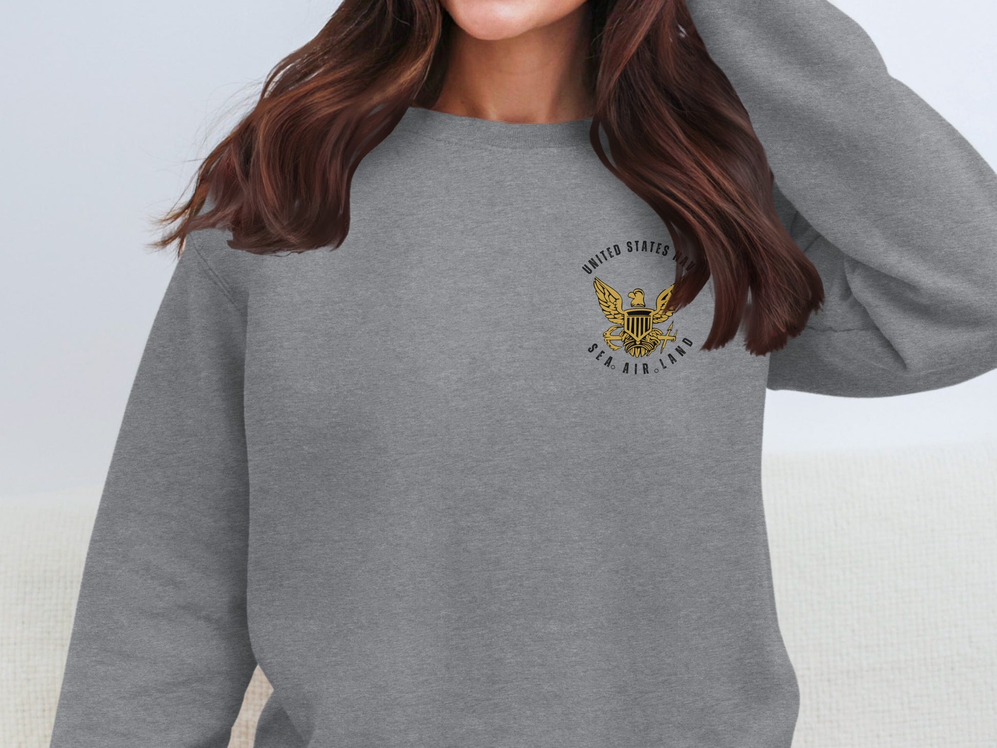 United States USAF Air Force Crest Graphic Sweatshirt