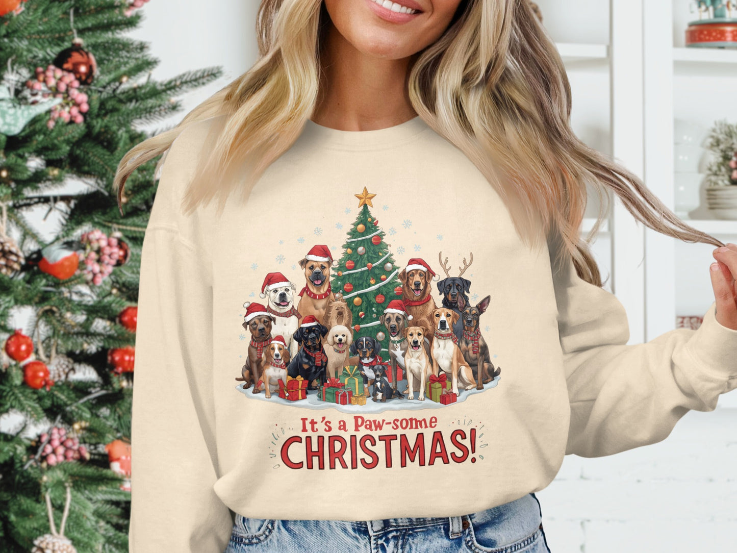 It's a Paw-some Christmas Festive Sweatshirt