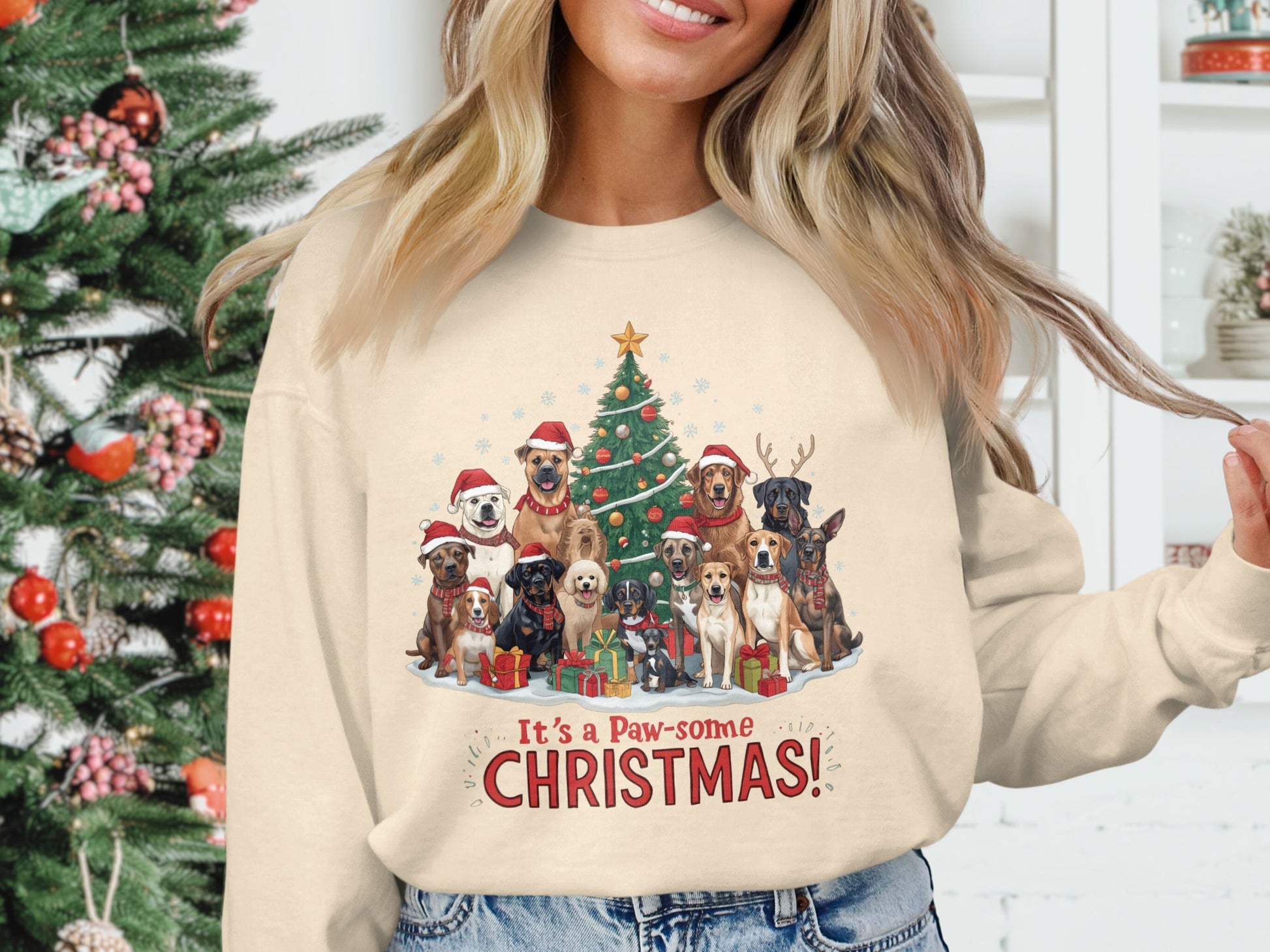 It's a Paw-some Christmas Festive Sweatshirt