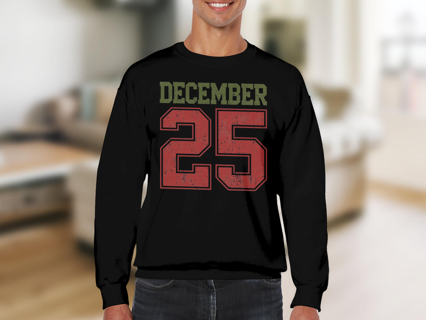 December 25 Graphic Print Sweatshirt Apparel