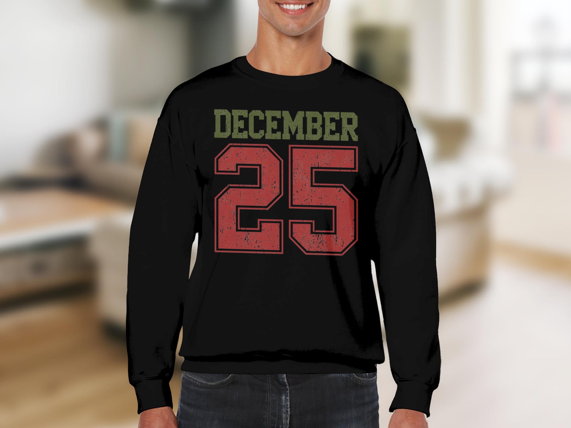 December 25 Graphic Print Sweatshirt Apparel
