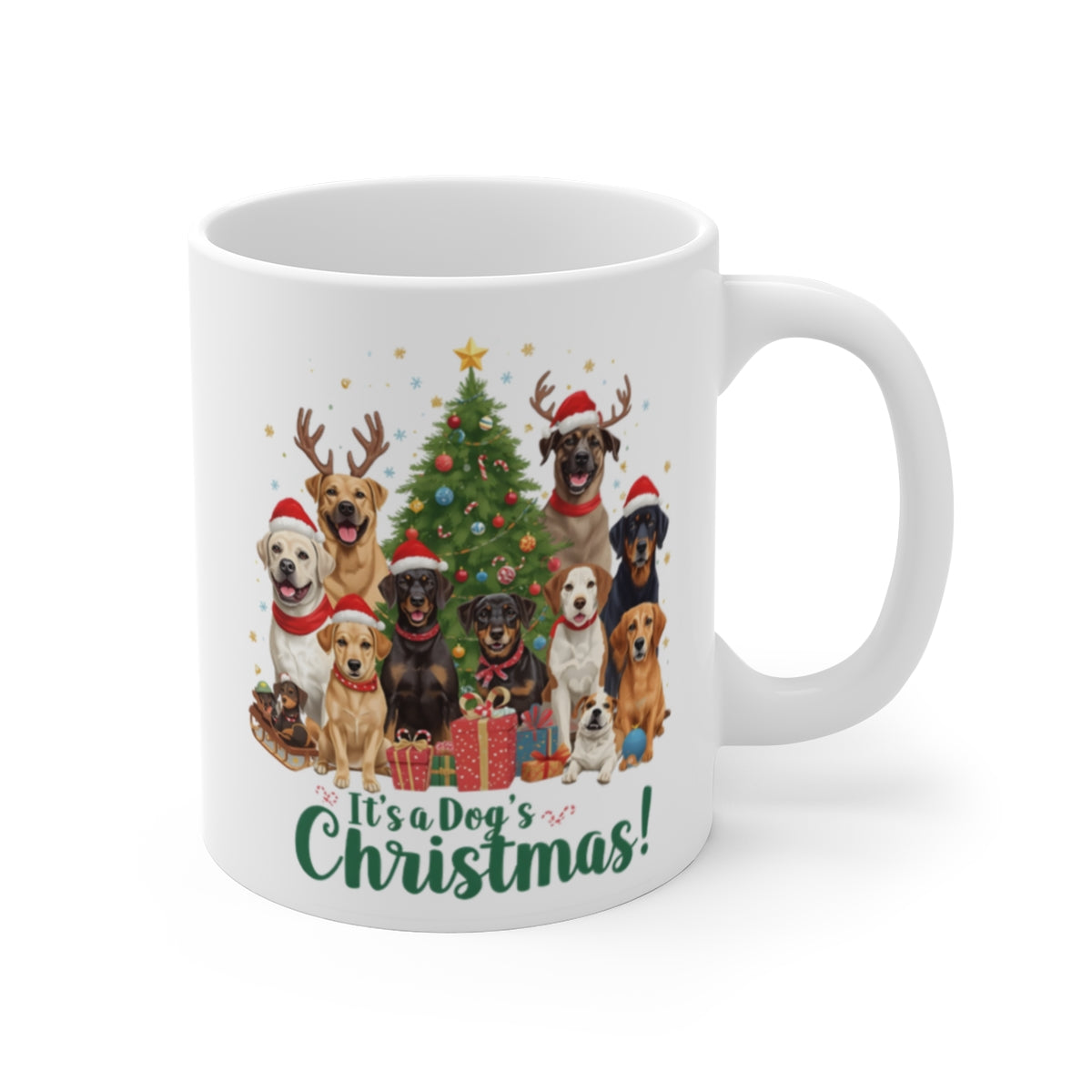 It's a Dog's Christmas Festive Holiday Mug