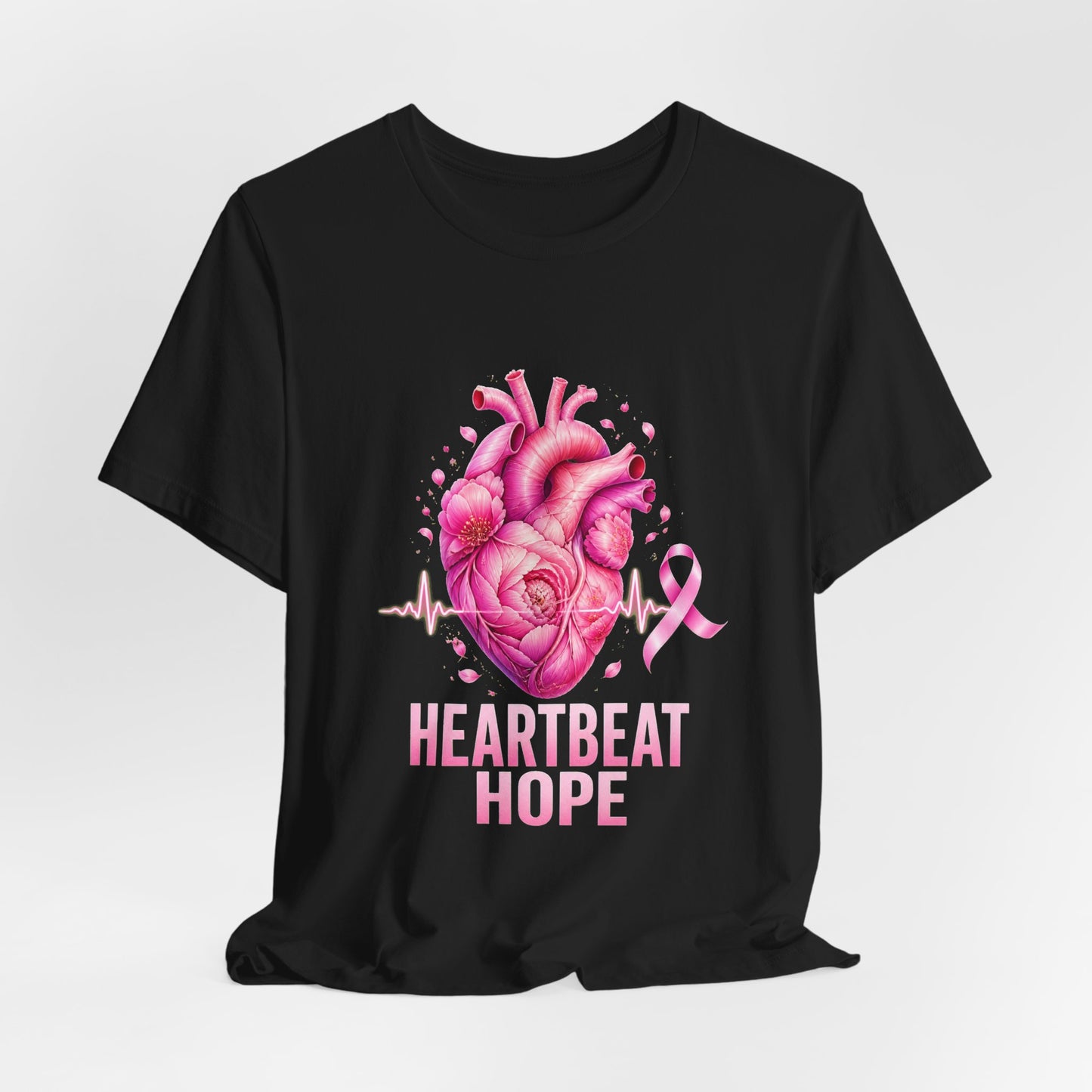 Heartbeat Hope | Breast Cancer Awareness Unisex T-Shirt