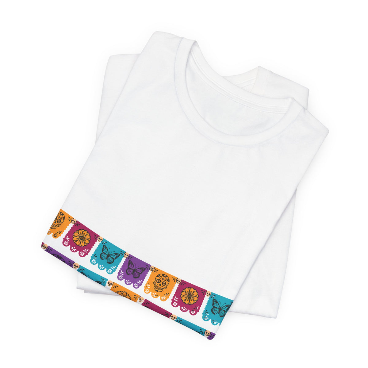 Papel Picado | Día de los Muertos Chest Wrap T-Shirt