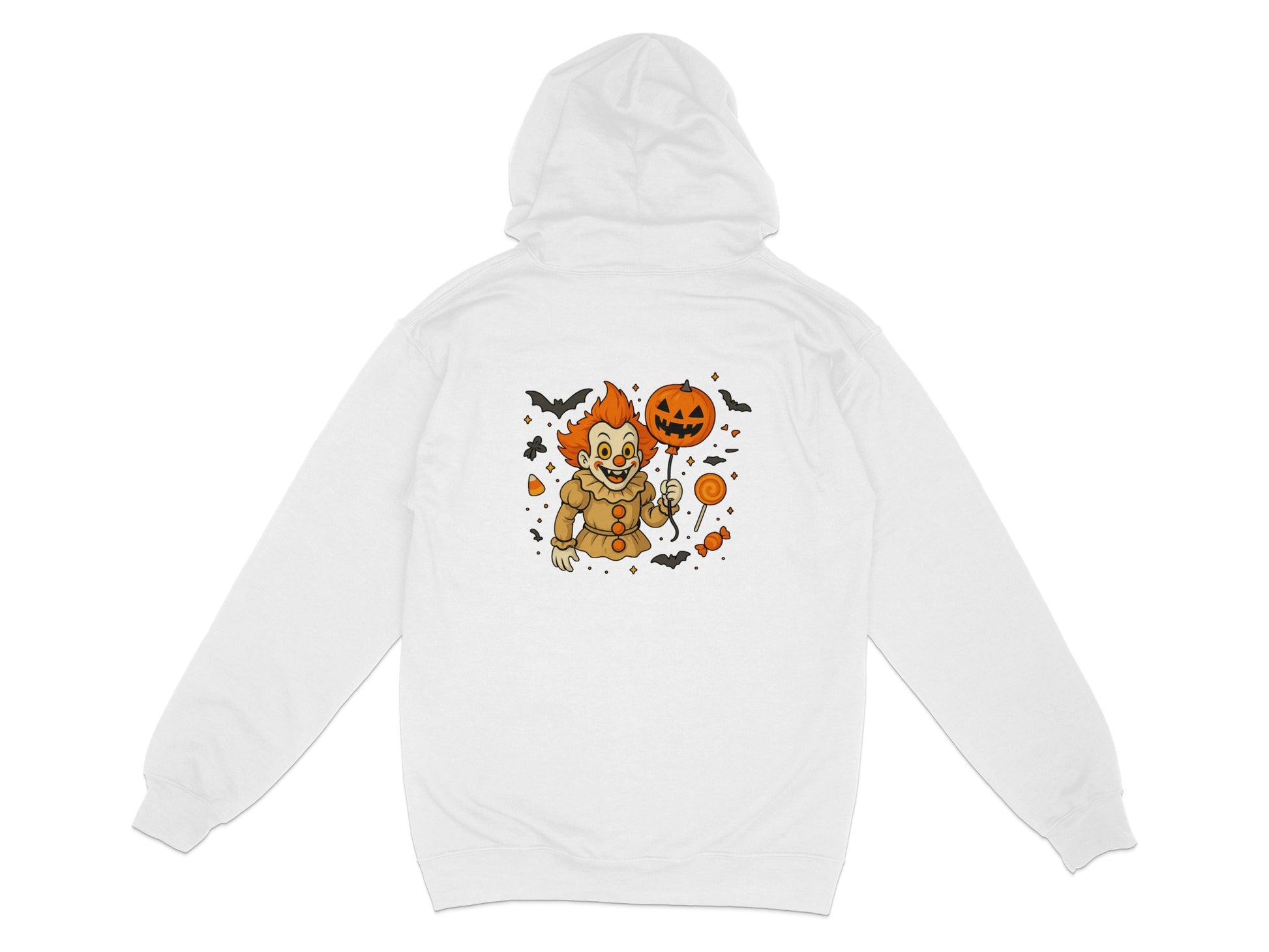 Spooky Clown and Pumpkin Halloween Hoodie product type