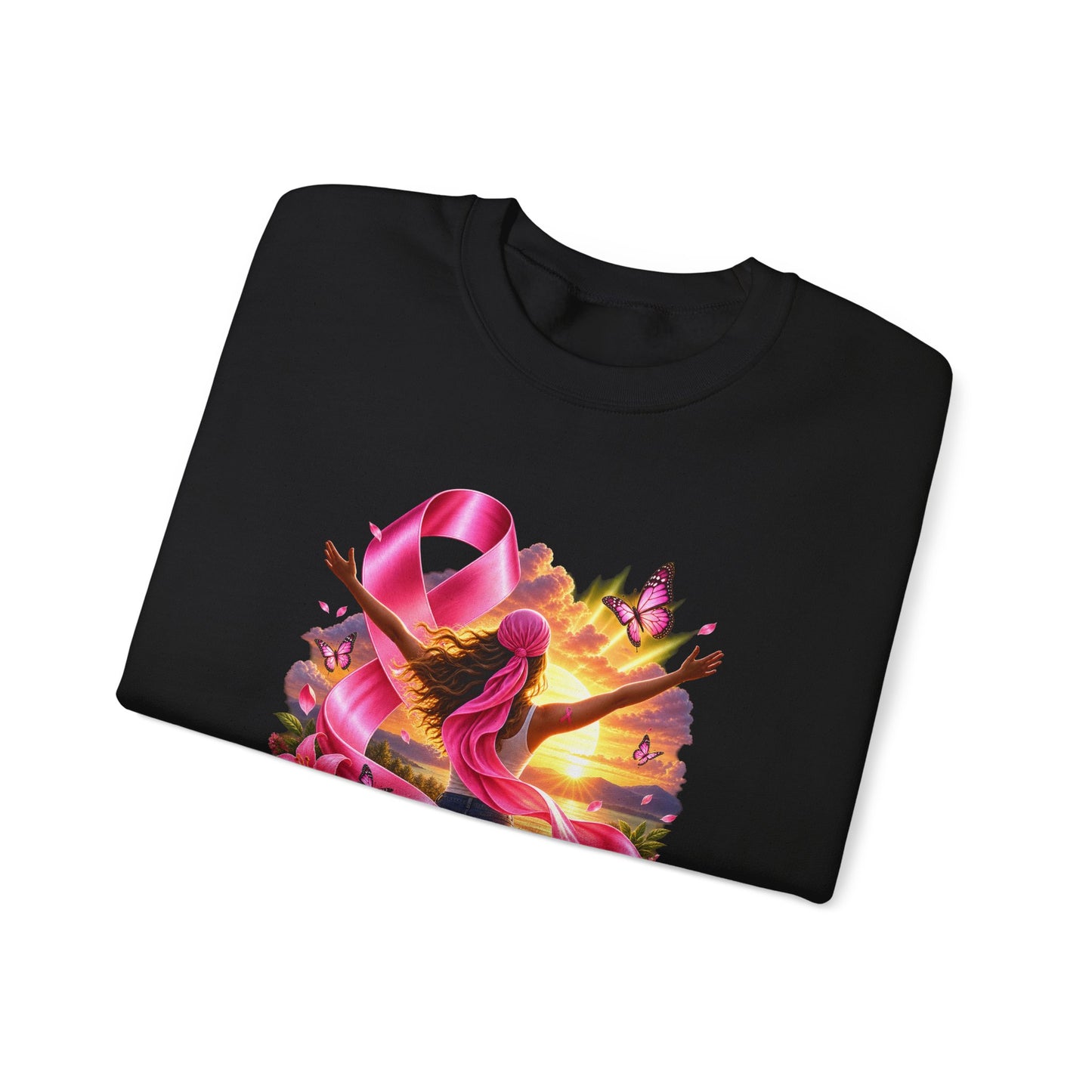 Survivors' Light | Breast Cancer Awareness Unisex Crewneck Sweatshirt