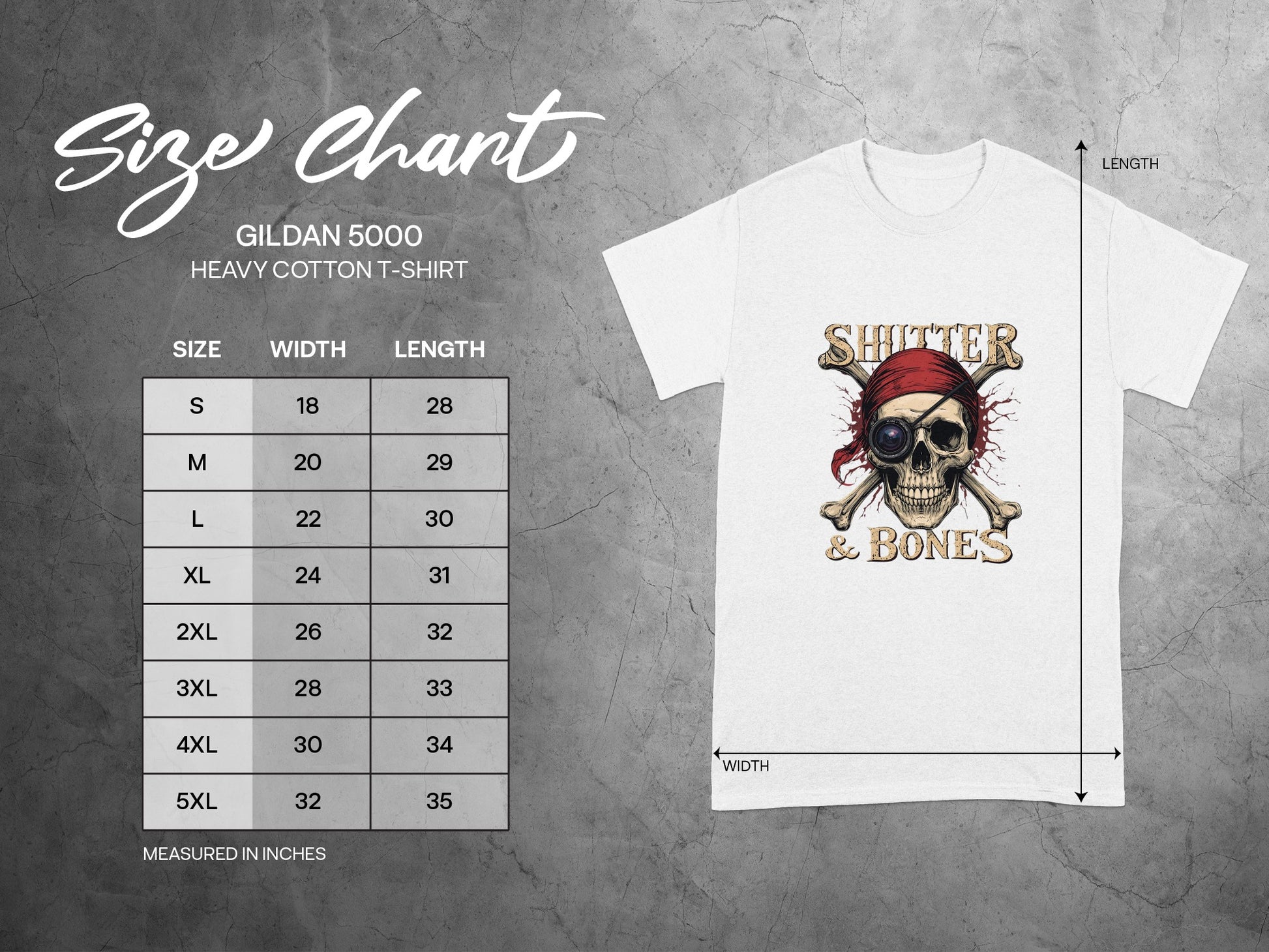 Shutter and Bones Pirate Skull Graphic T-Shirt product