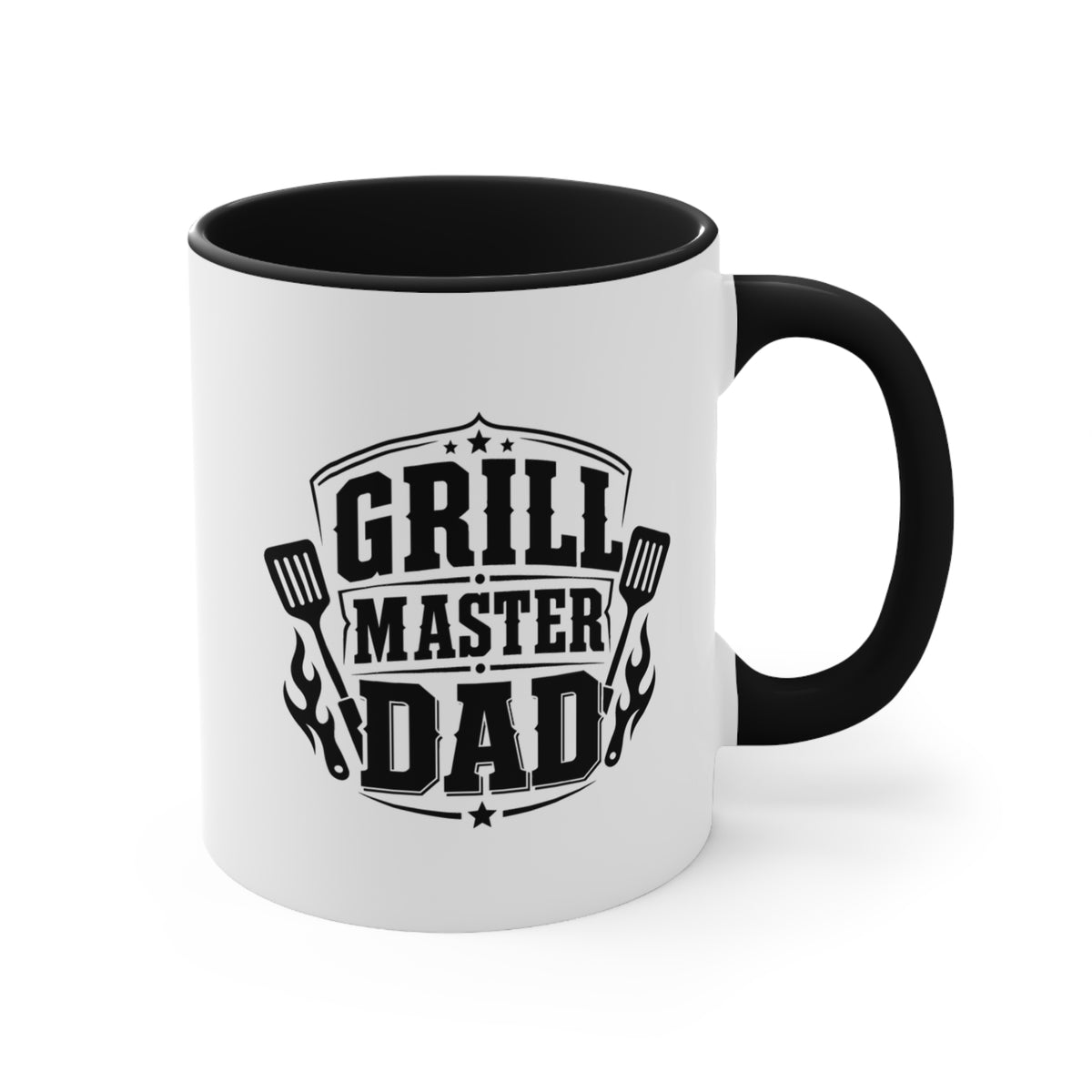 Grill Master Dad Accent Mug