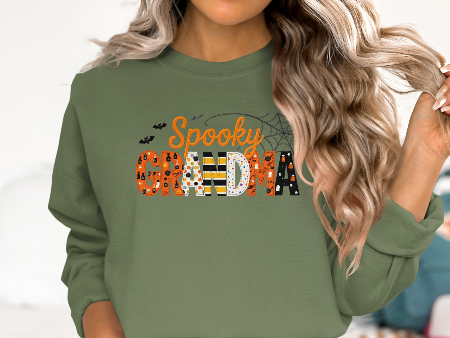Spooky Grandma Halloween Themed Sweatshirt product