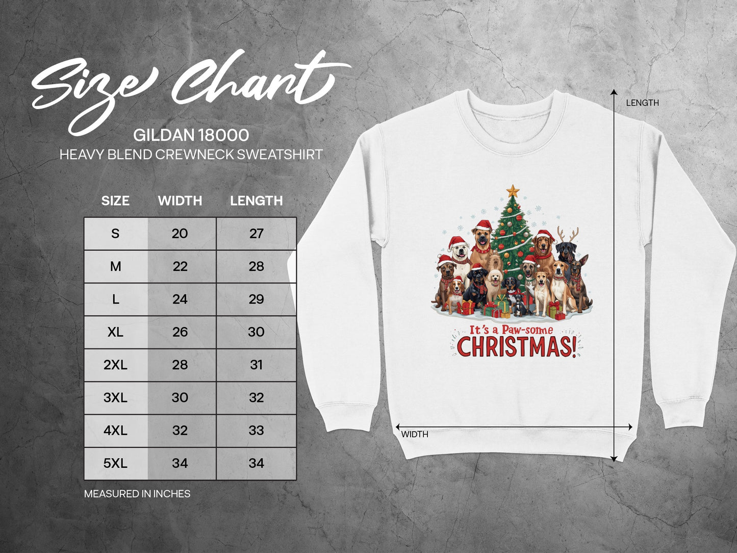 It's a Paw-some Christmas Dog Sweatshirt