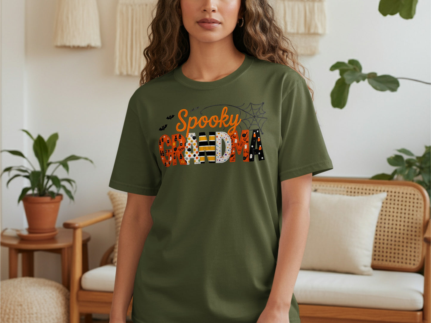 Spooky Grandma Graphic Tee Halloween Themed product
