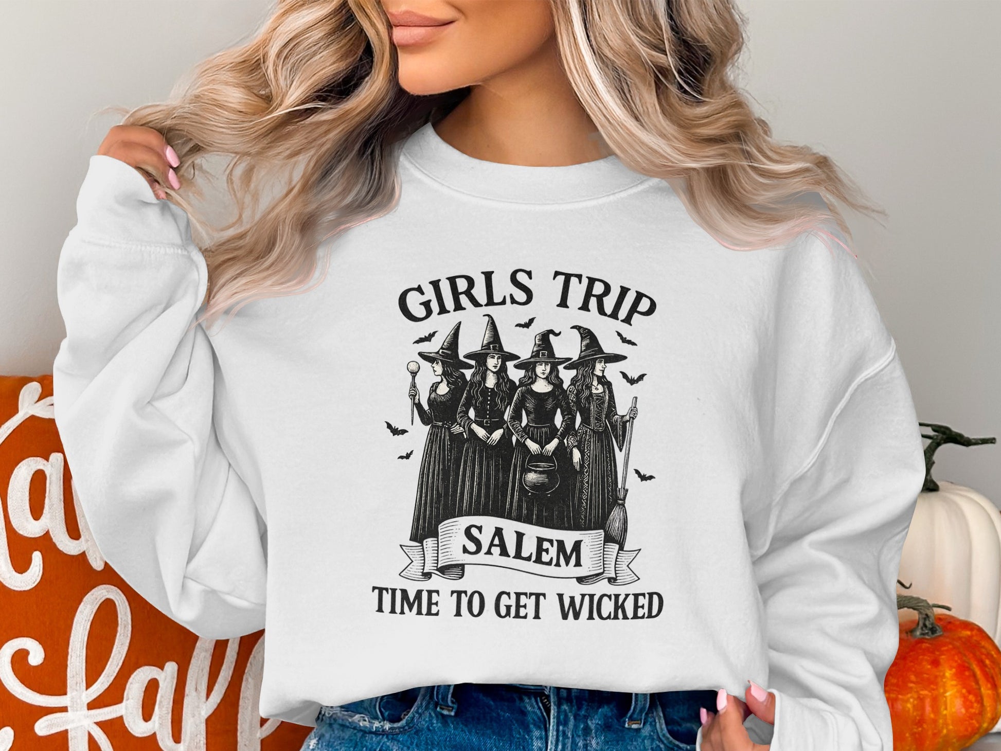 Girls Trip Salem Time To Get Wicked Sweatshirt product type