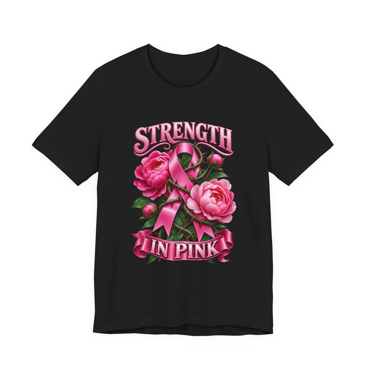 Strength in Pink | Breast Cancer Awareness Unisex T-Shirt
