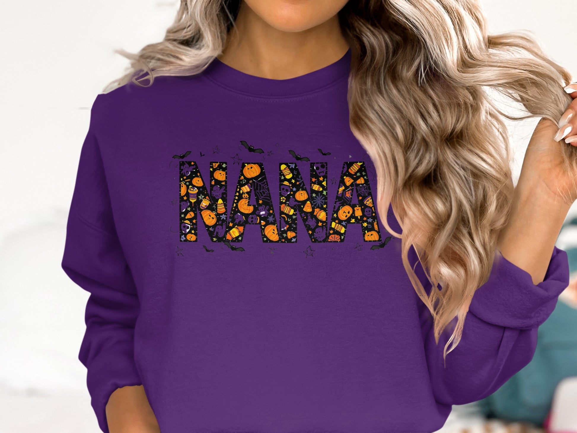Halloween Themed Nana Graphic Sweatshirt product