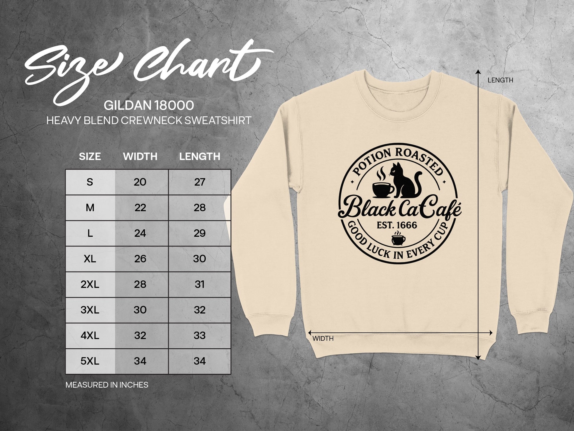 Potion Roasted Black Cat Cafe Sweatshirt product