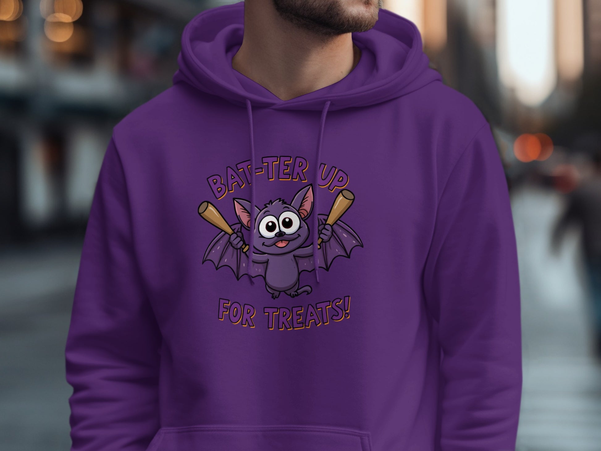 Batter Up For Treats Bat Design Hoodie product