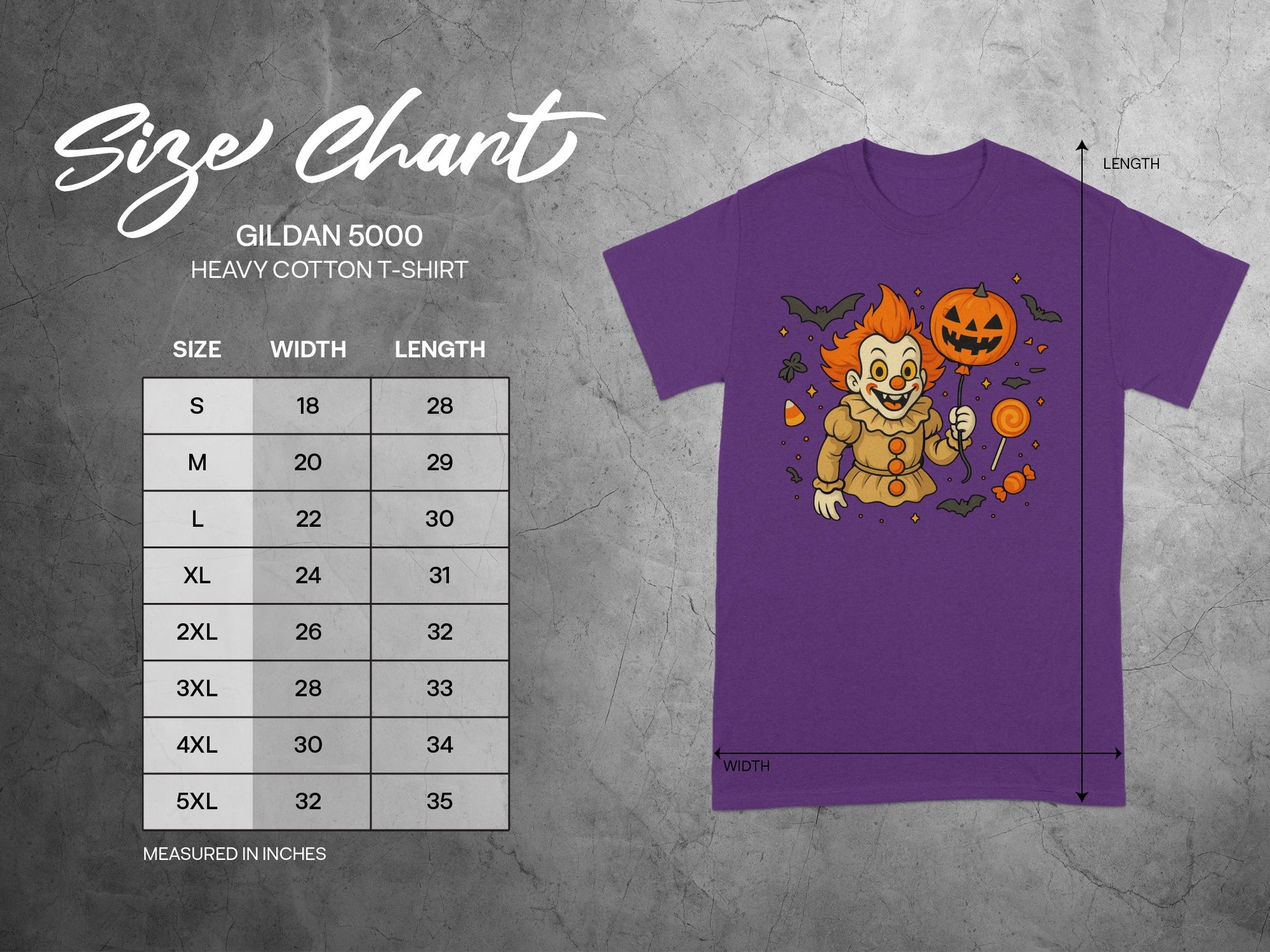 Scary Clown with Pumpkin T-Shirt Halloween product type