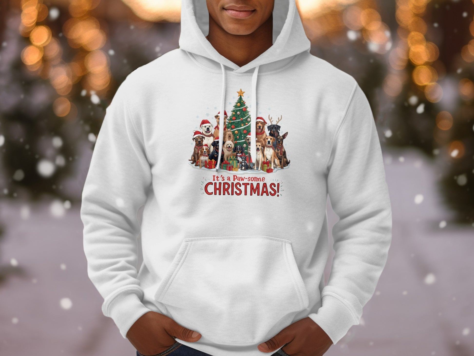 It's A Paw-some Christmas Holiday Hoodie