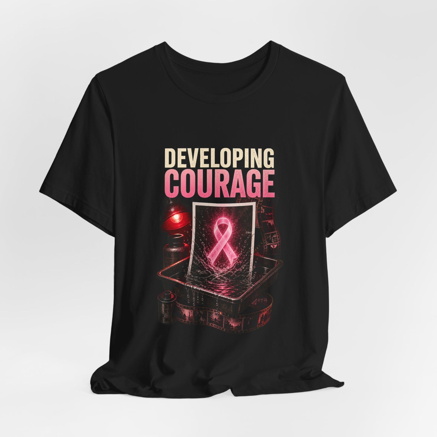Developing Courage | Breast Cancer Awareness Unisex T-Shirt