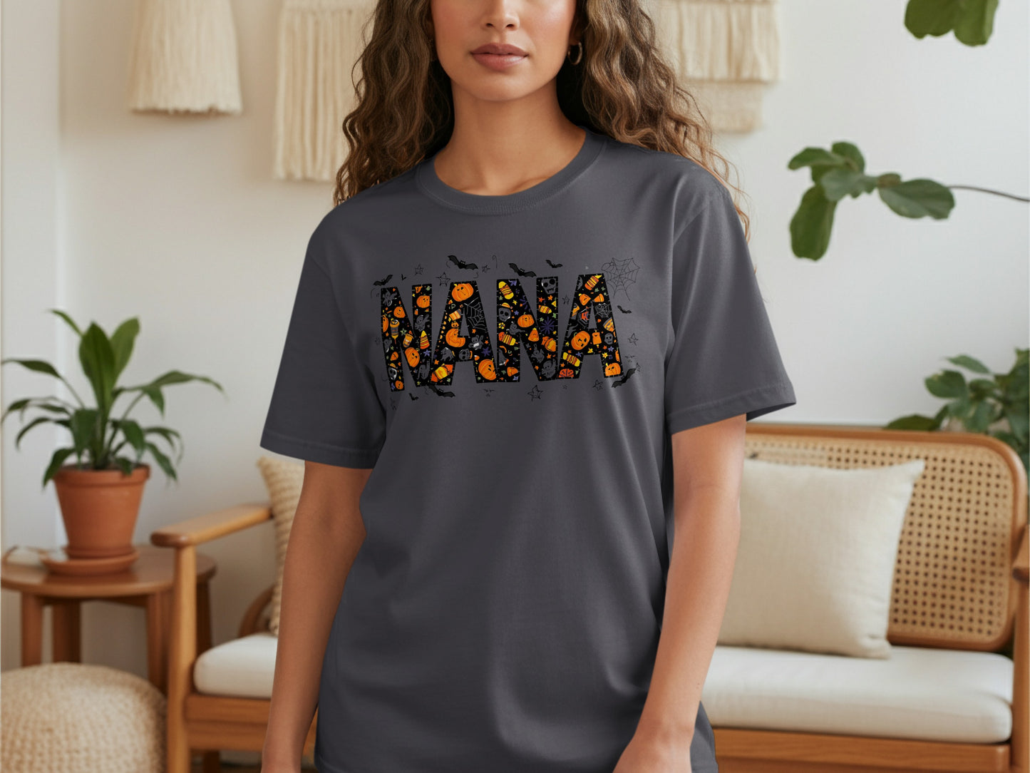 Halloween Themed Nana Graphic T-Shirt product type