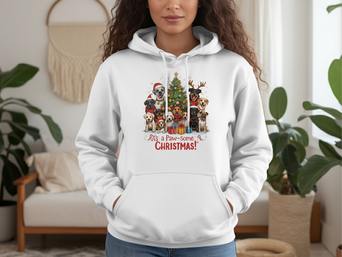 It's a Paw-some Christmas Festive Hoodie Product
