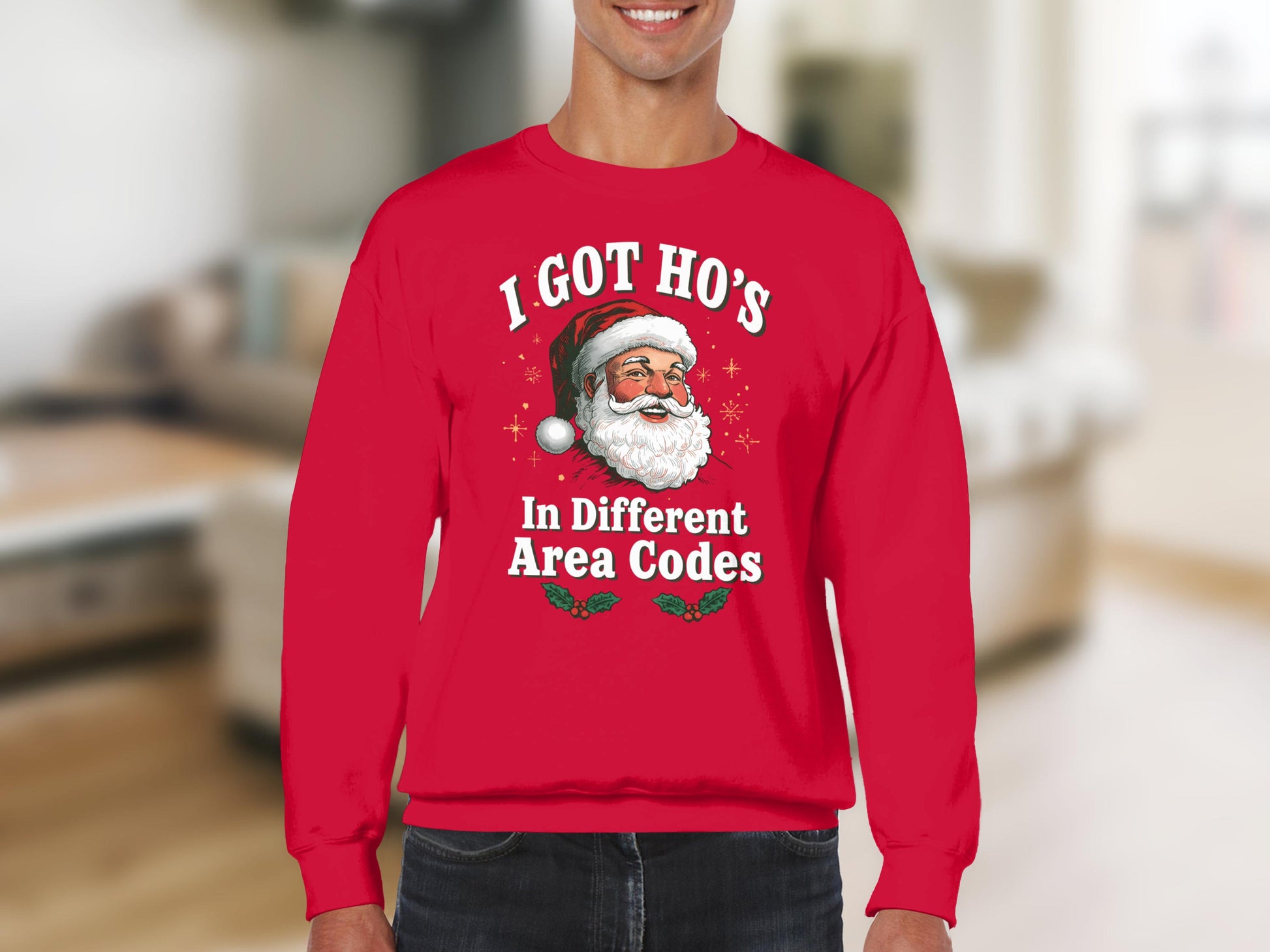 I Got Ho's In Different Area Codes Christmas Sweater