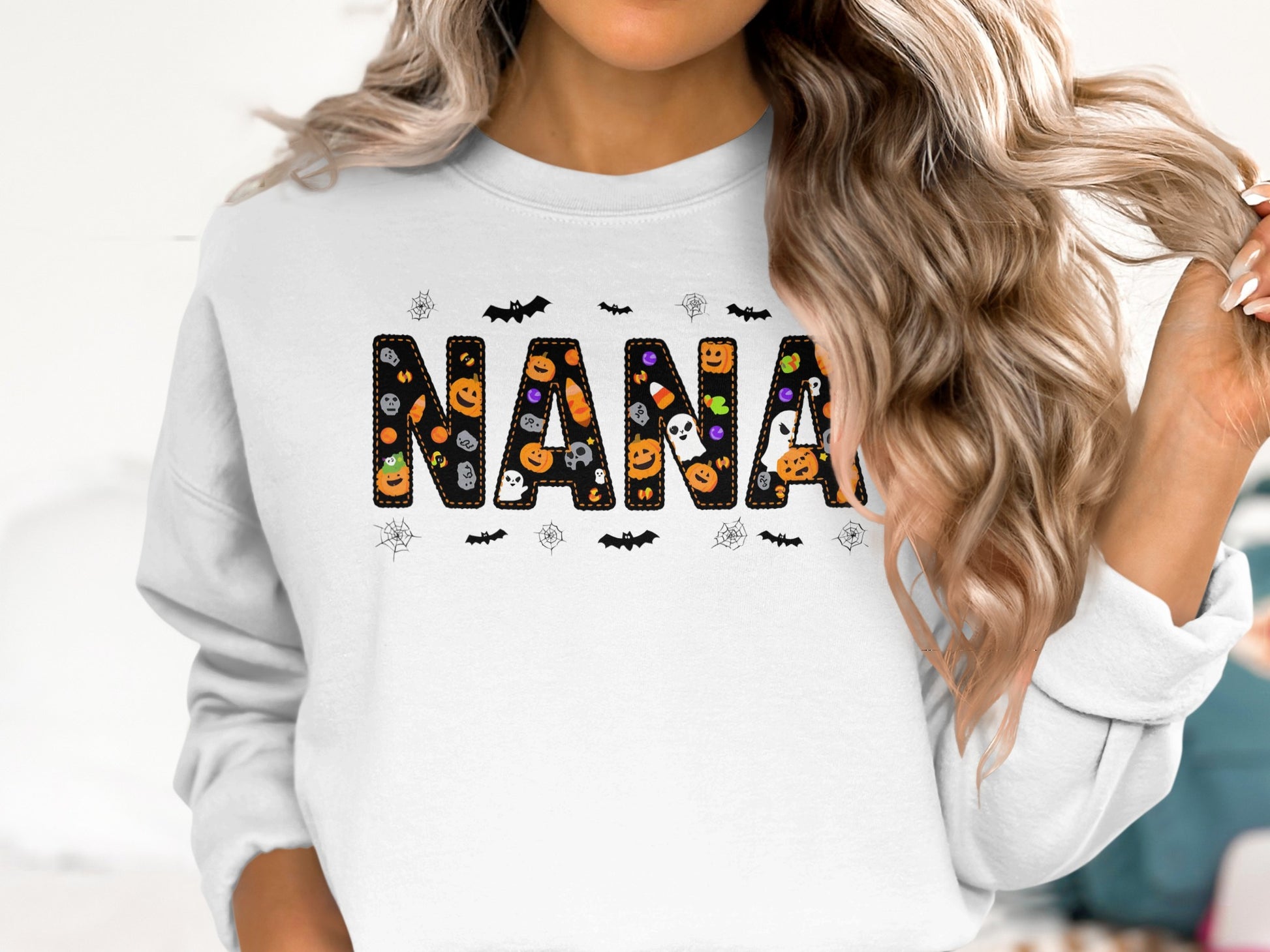 Halloween Themed Nana Sweatshirt for Festive Look product
