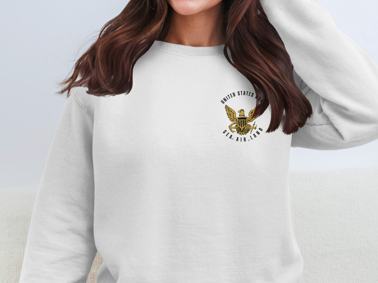 United States USA Air Land Forces Crewneck Sweatshirt