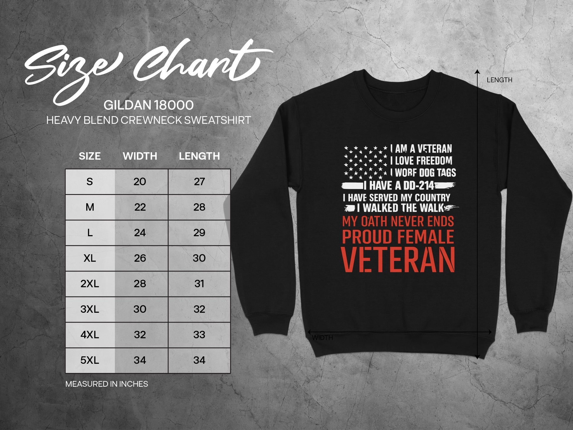 My Oath Never Ends Proud Female Veteran Sweatshirt