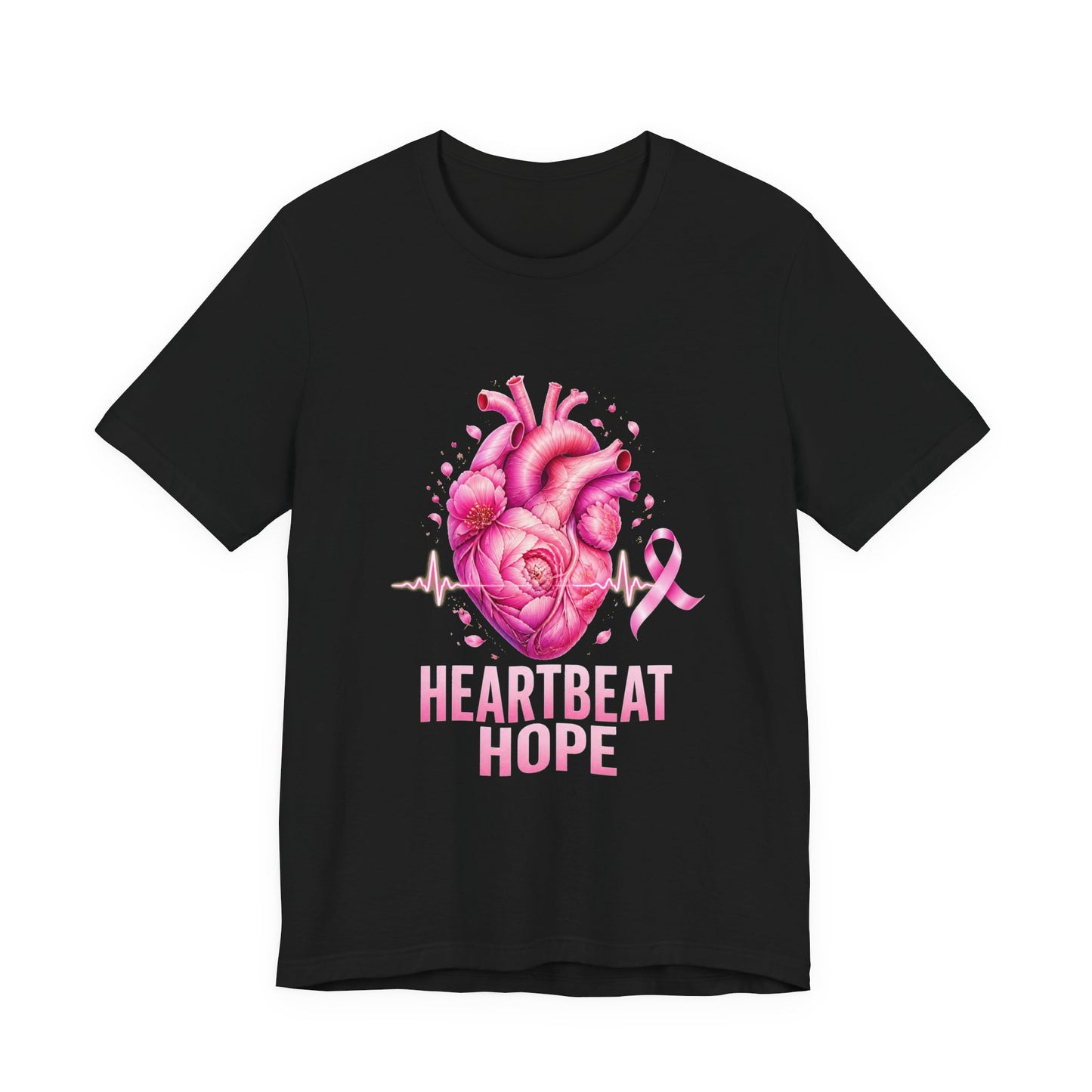 Heartbeat Hope | Breast Cancer Awareness Unisex T-Shirt