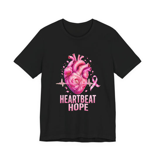 Heartbeat Hope | Breast Cancer Awareness Unisex T-Shirt