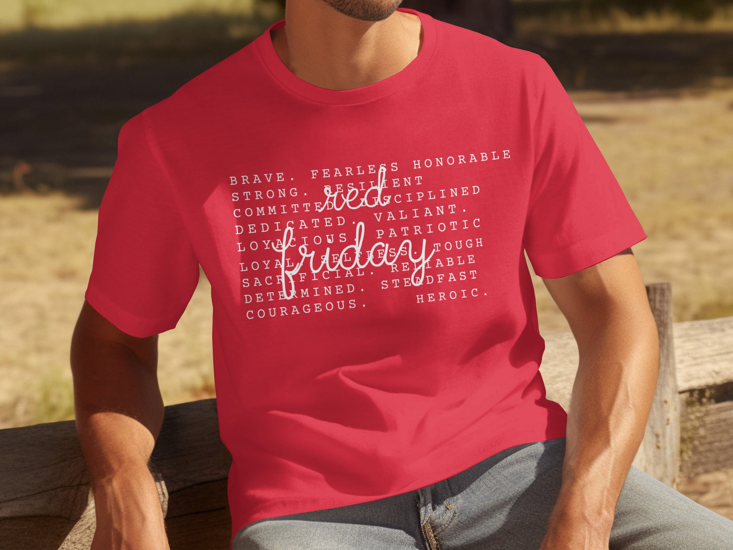 Brave Strong Courageous Patriotic Determined T-shirt