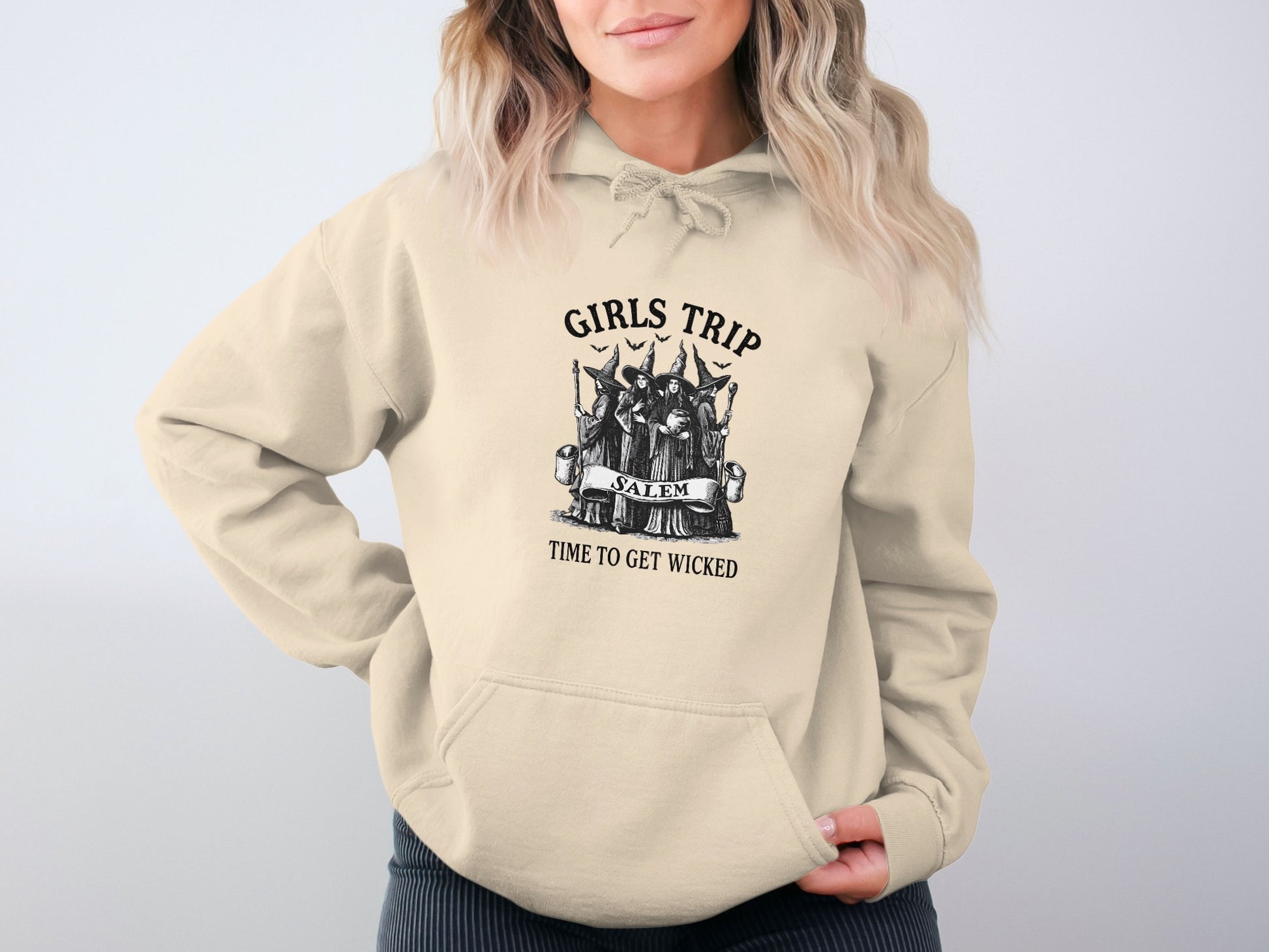 Girls Trip Time To Get Wicked Salem Hoodie Product